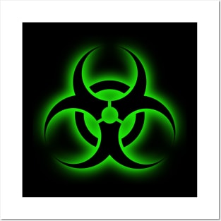 Green Biohazard Posters and Art